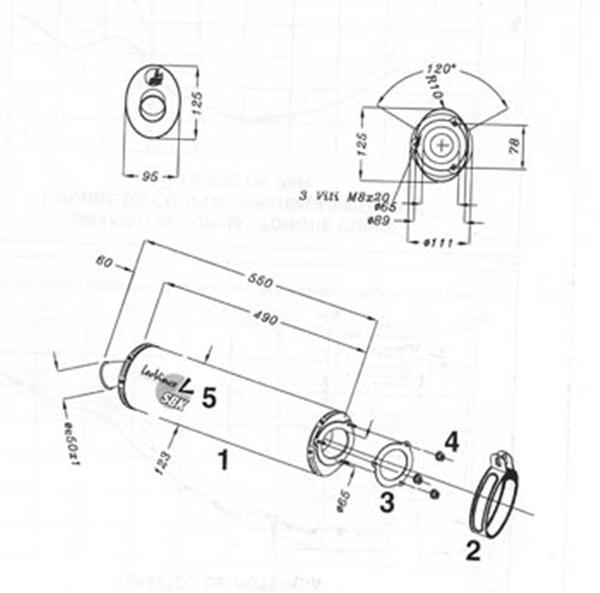 LeoVince Titan oval CBR900RR`96-99 passend für Honda