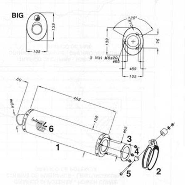 LeoVince Carbon oval ZX-9R`98-99 passend für Kawasaki