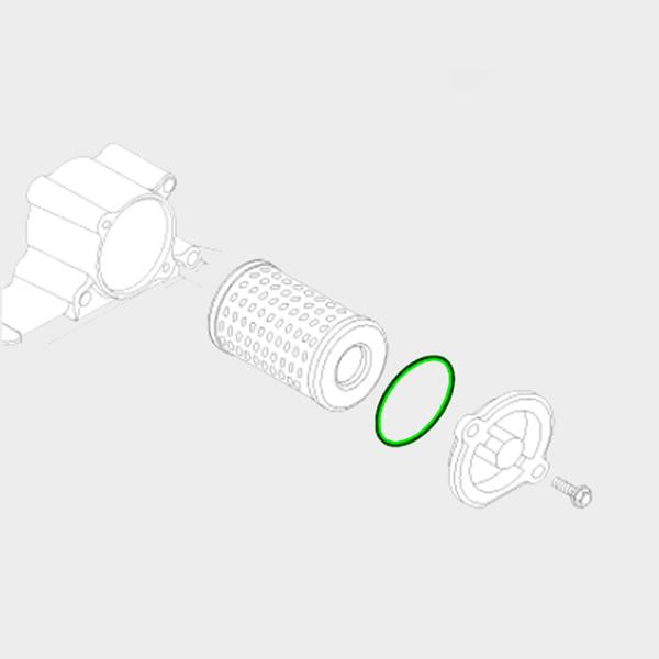 O-Ring Ölfilterverschluss 40,00x2,50 passend für Husaberg und KTM