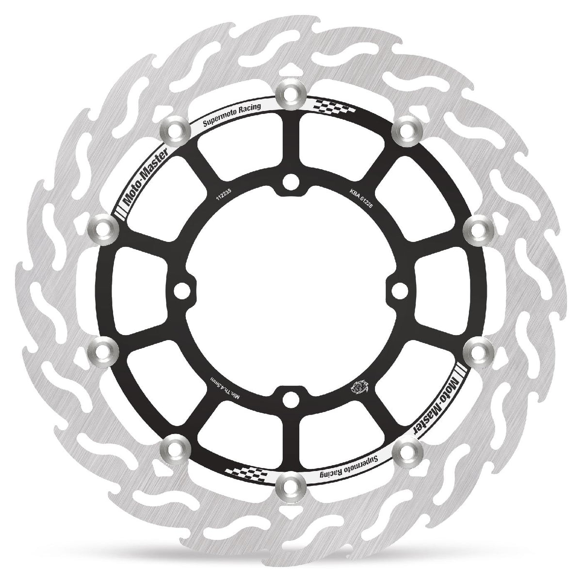 Moto-Master Flame Floating Alu Bremsscheibe 320 mm, Artikel 112235