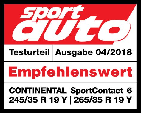 Continental Sportcontact 6 19 Zoll
