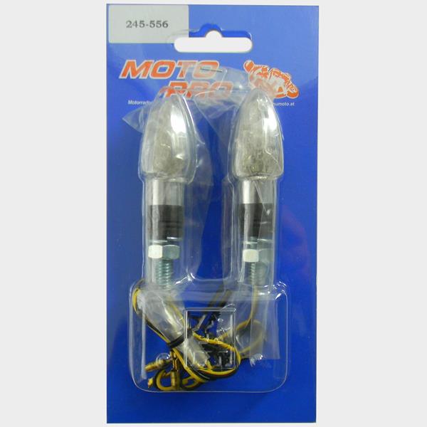 Blinkerset LED Arrow transp/chrom