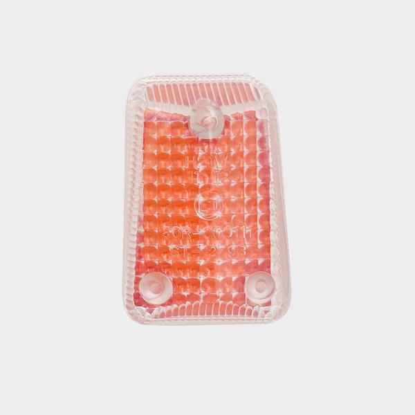 Blinkerzellone mini "E" transp geschraub