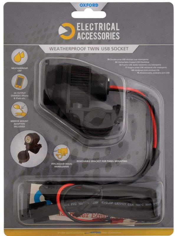Oxford USB Bordsteckdose (2x USB) passend für Yamaha