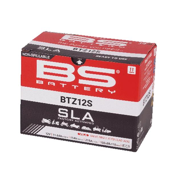 BS Battery Motorradbatterie BTZ12S 12V 11Ah