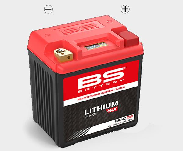 BS Battery Motorradbatterie BSL 12V 18Ah Lithium passend für Harley-Davidson und Moto Guzzi