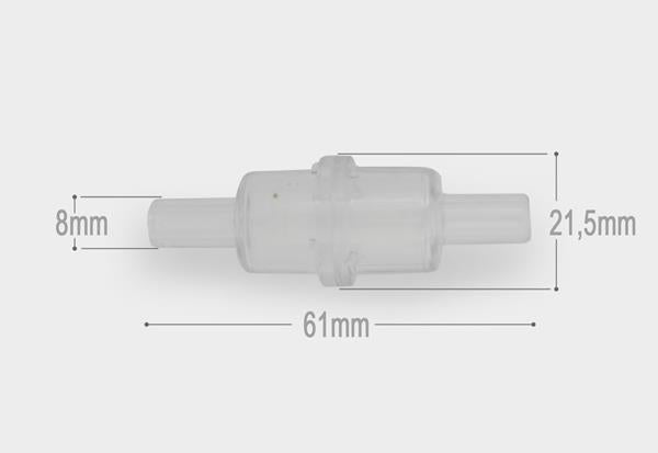 Benzinfilter transparent 8mm