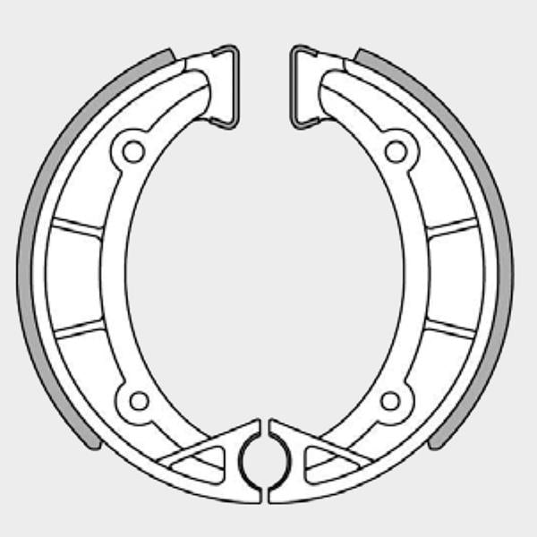 Bremsbacken Sachs 2DK passend für Fantic und Sachs