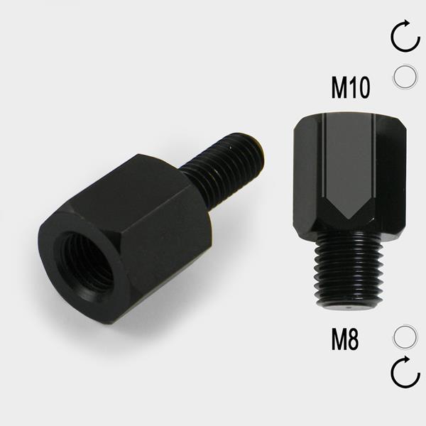Spiegeladapter 8mm außen auf 10mm innen