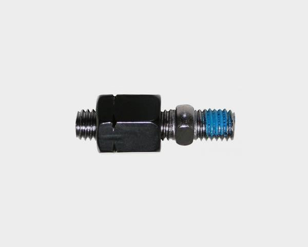 Spiegeladapter M8 Linksgewinde schwarz