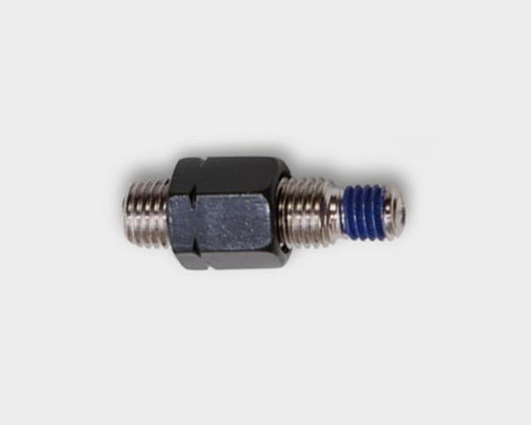 Spiegeladapter M10 Linksgewinde schwarz