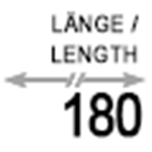 LighTech Schaltstange Alu schwarz 180mm