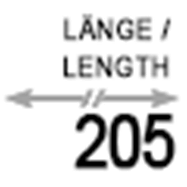LighTech Schaltstange Alu schwarz 205mm