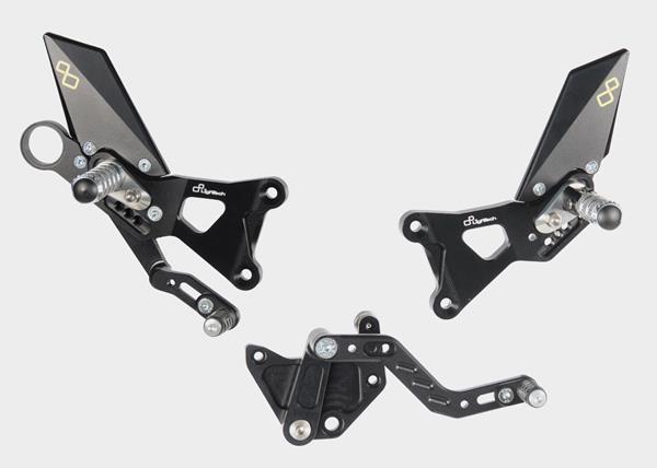 LighTech Rastenanlage S1000RR `09-14 passend für BMW