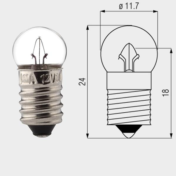 Fahrradlampe vorne 6V 3W E10