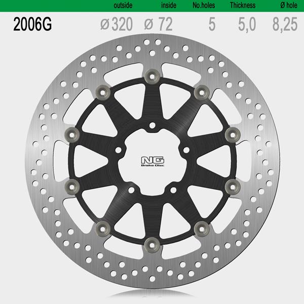 Bremsscheibe NG2006G passend für Royal Enfield