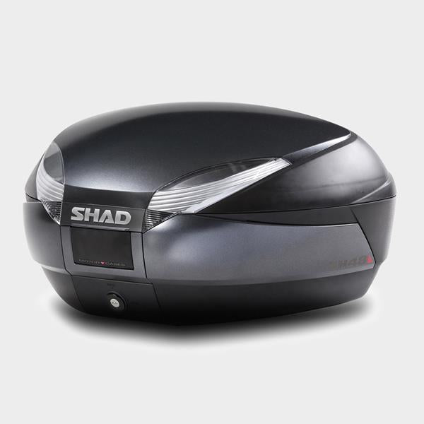 SHAD Top Box SH48 dunkelgrau/schwarz