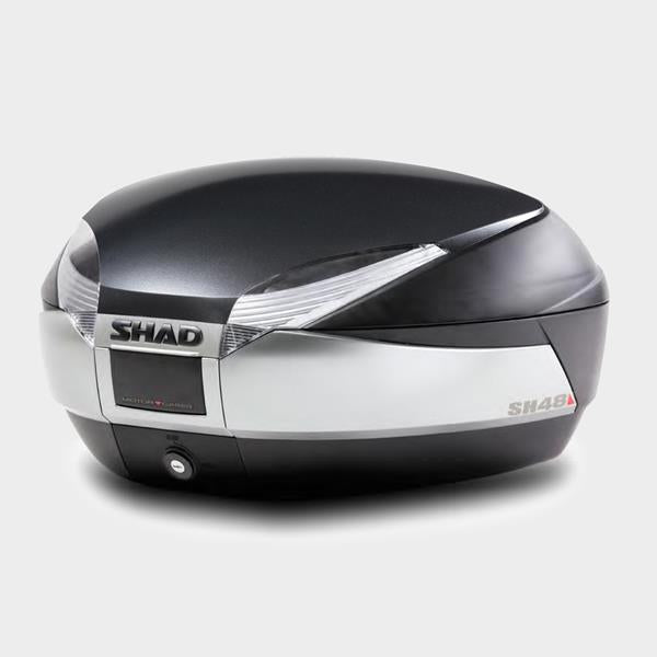 SHAD Top Box SH48 titanium/schwarz