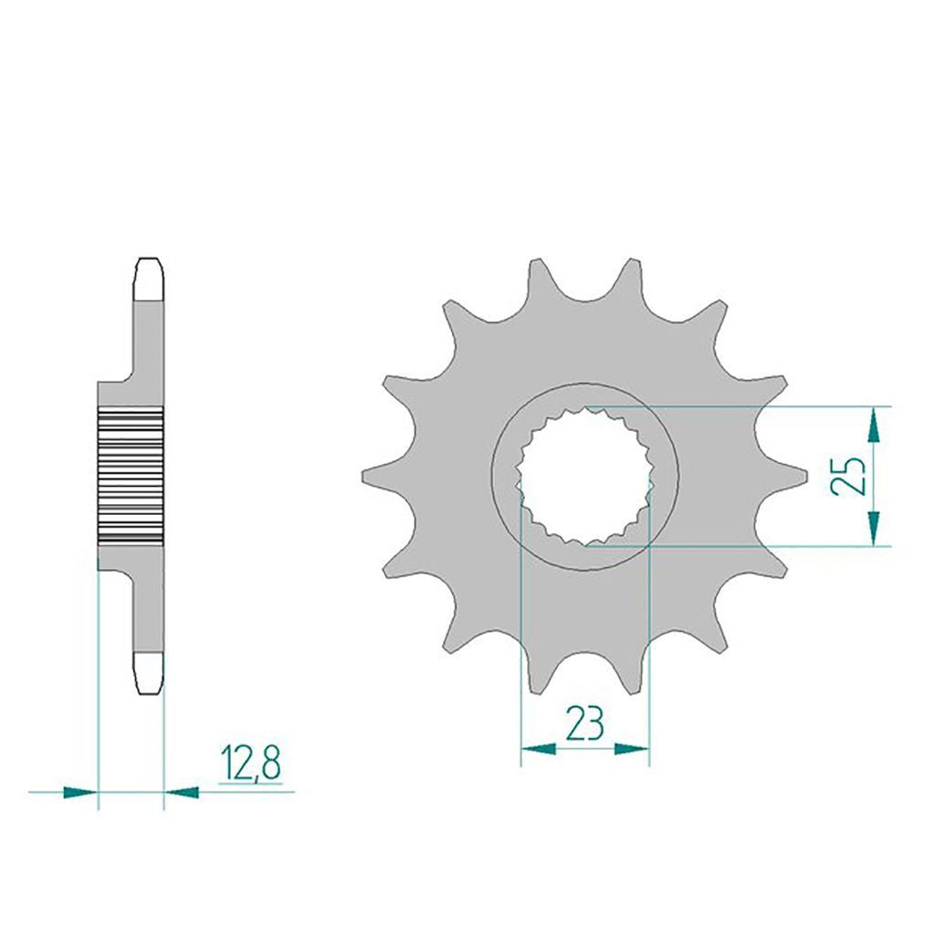 DID Kettensatz für Polaris Trail Boss 330 03-10 520 ZVMX Kettenkit