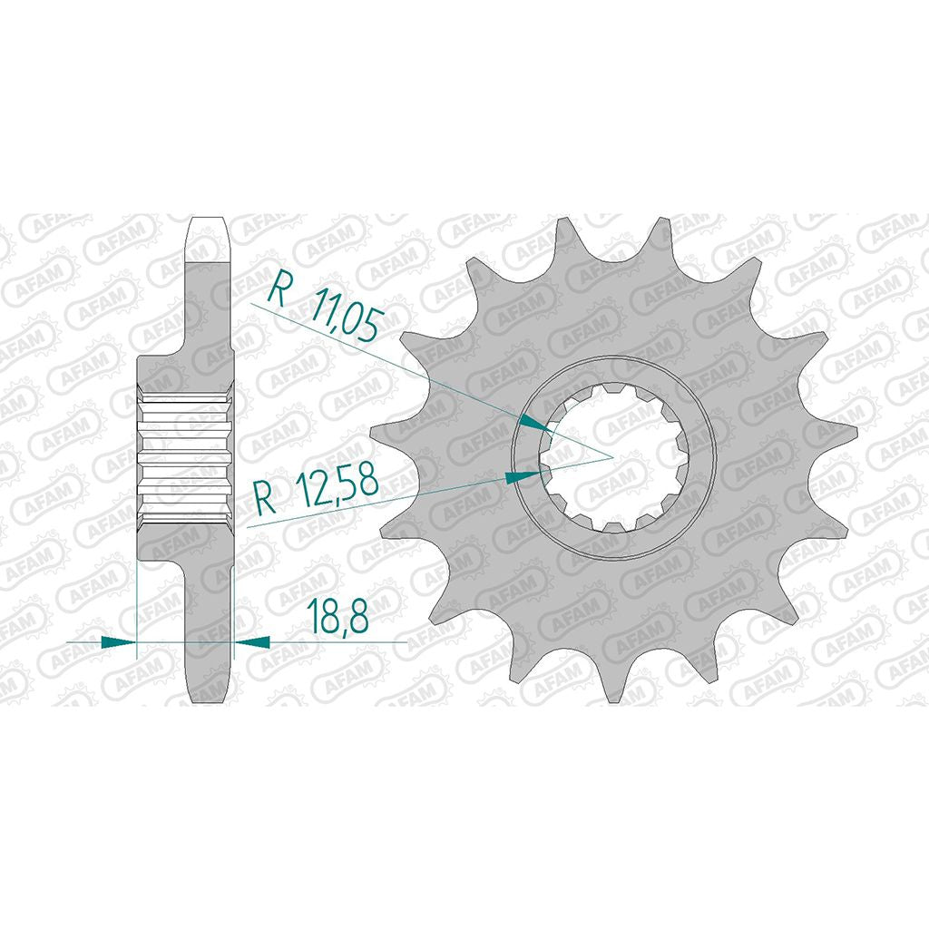 AFAM Ritzel #530 15 Zähne