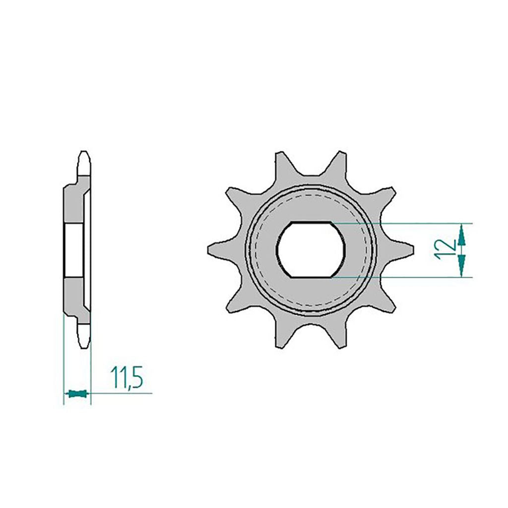 AFAM Ritzel #420 11 Zähne