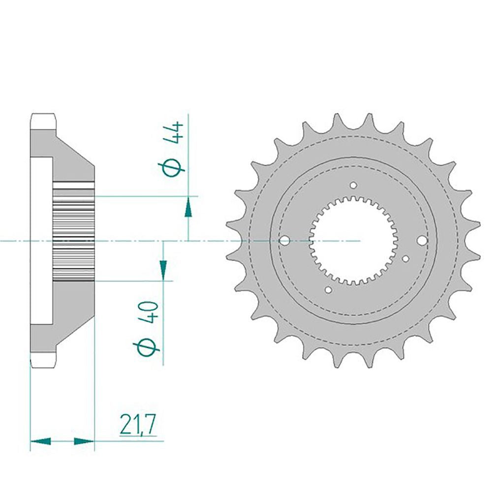 AFAM Ritzel #530 24 Zähne