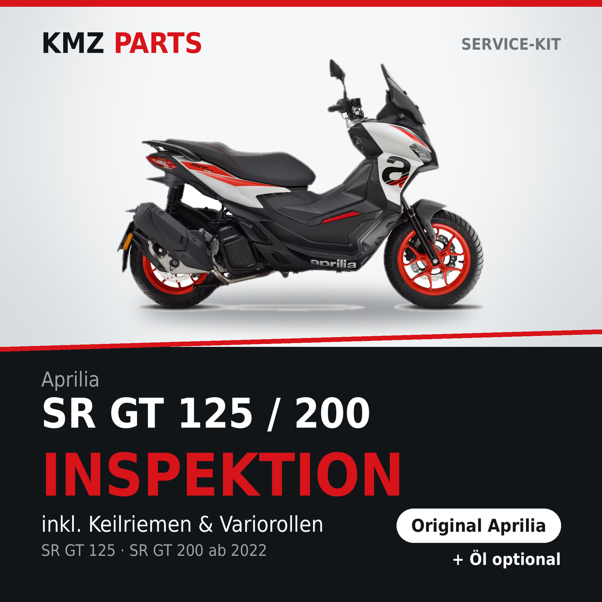 Aprilia SR GT 125 / 200 Service-Kit Inspektion