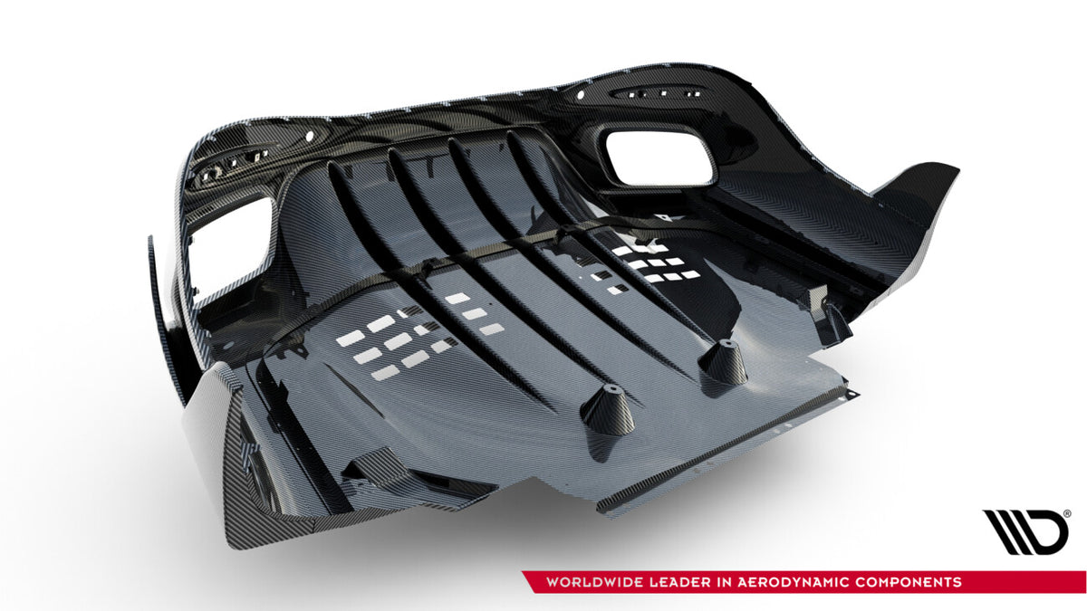 Carbon Heckansatz Diffusor passend für Mercedes-AMG GT 63 / 55 / 63 S E Performance C192
