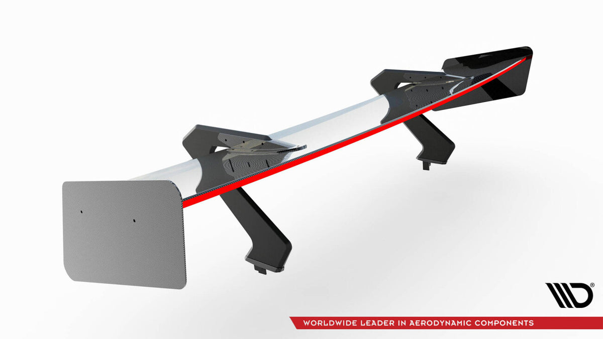 Carbon Heckspoiler Heckflügel + LED passend für Audi R8 Mk2