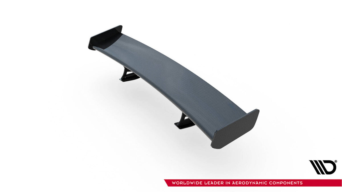 Carbon Heckspoiler Heckflügel Standfuß Innen + LED passend für Audi A3 / A3 S-Line / S3 / RS3 Limousine 8V / 8V FL