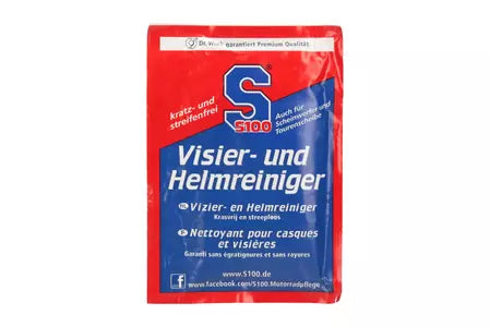 S100 Visier und Helmreinigers Reinigungstuch (1 Beutel)