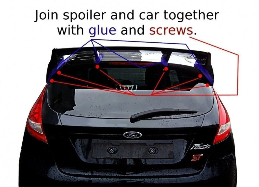 Dachspoiler (RS Look) passend für Ford Fiesta Mk7 / Mk7 FL