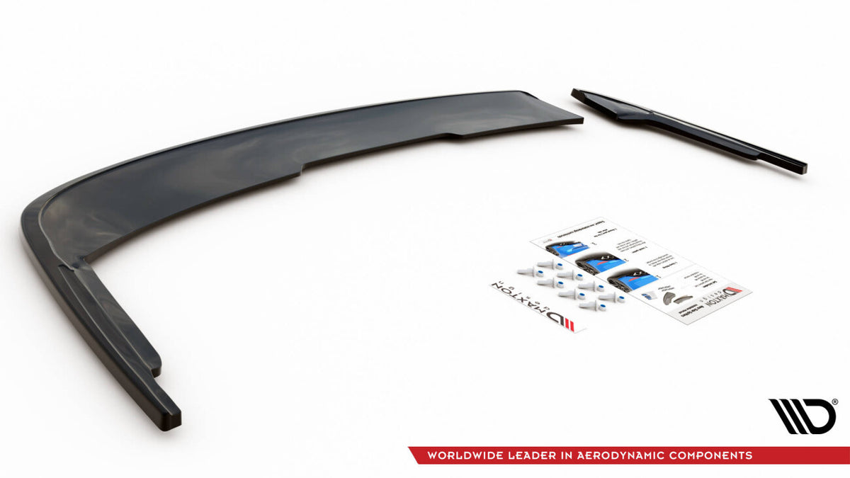 Diffusor Flaps passend für Audi A4 B9 schwarz Hochglanz