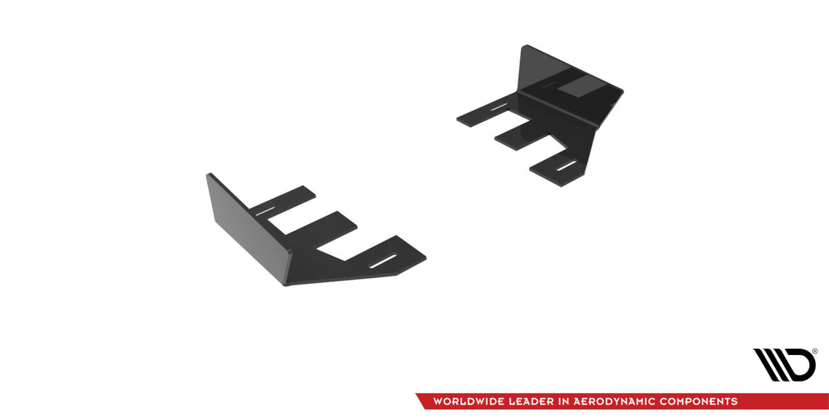 Diffusor Flaps passend für Audi RS3 Sportback 8Y schwarz Hochglanz