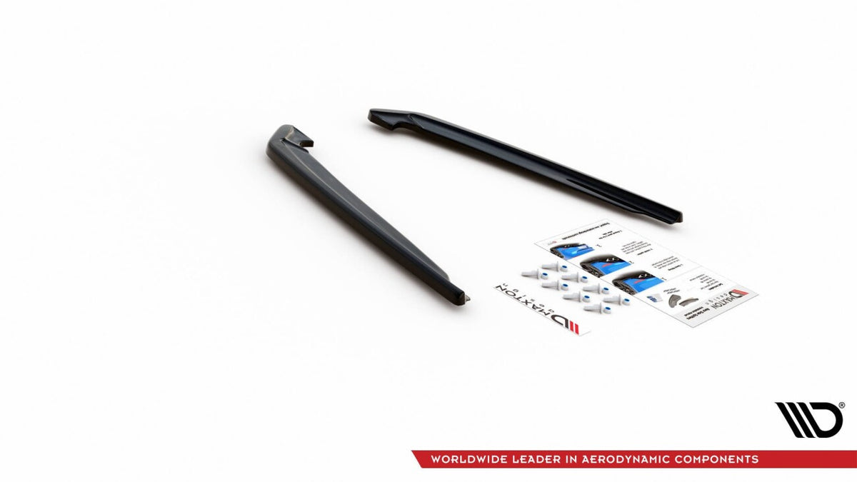 Diffusor Flaps passend für BMW 5er G30 FL M-Paket schwarz Hochglanz