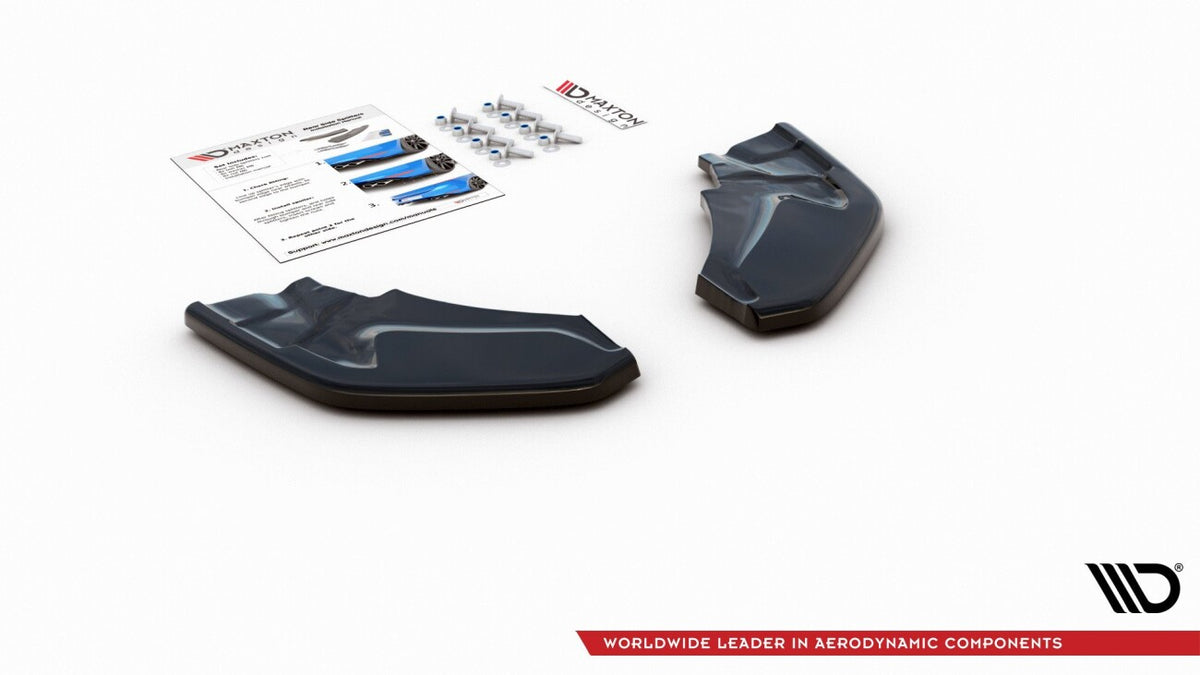 Diffusor Flaps passend für BMW X2 F39 M-Paket schwarz Hochglanz