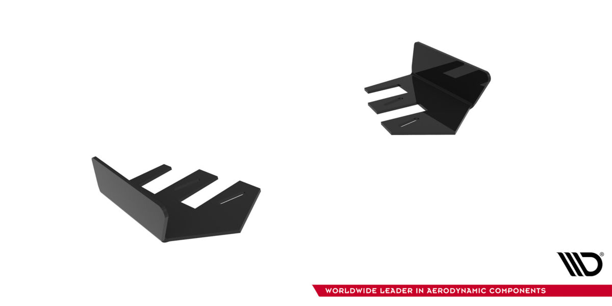 Diffusor Flaps passend für Mazda 3 MPS Mk1 EU Version schwarz Hochglanz