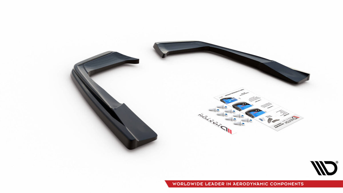 Diffusor Flaps passend für Mercedes-AMG C 63 AMG Coupe AMG Aero Pack C205 FL schwarz Hochglanz