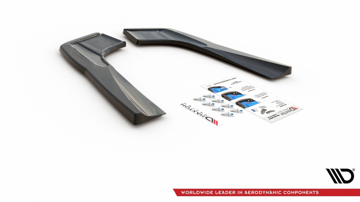 Diffusor Flaps passend für Mercedes-AMG CLA 35 Aero / 45 Aero C118 schwarz Hochglanz