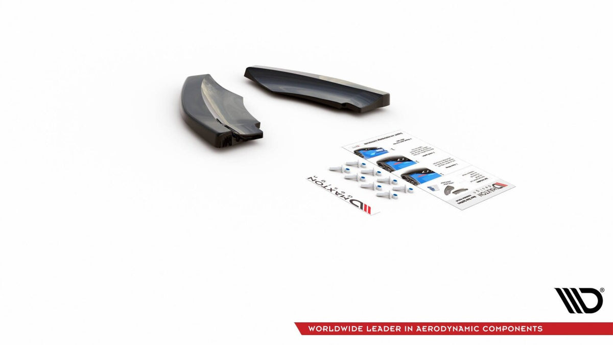 Diffusor Flaps passend für Mini Countryman Mk2 F60 JCW schwarz Hochglanz