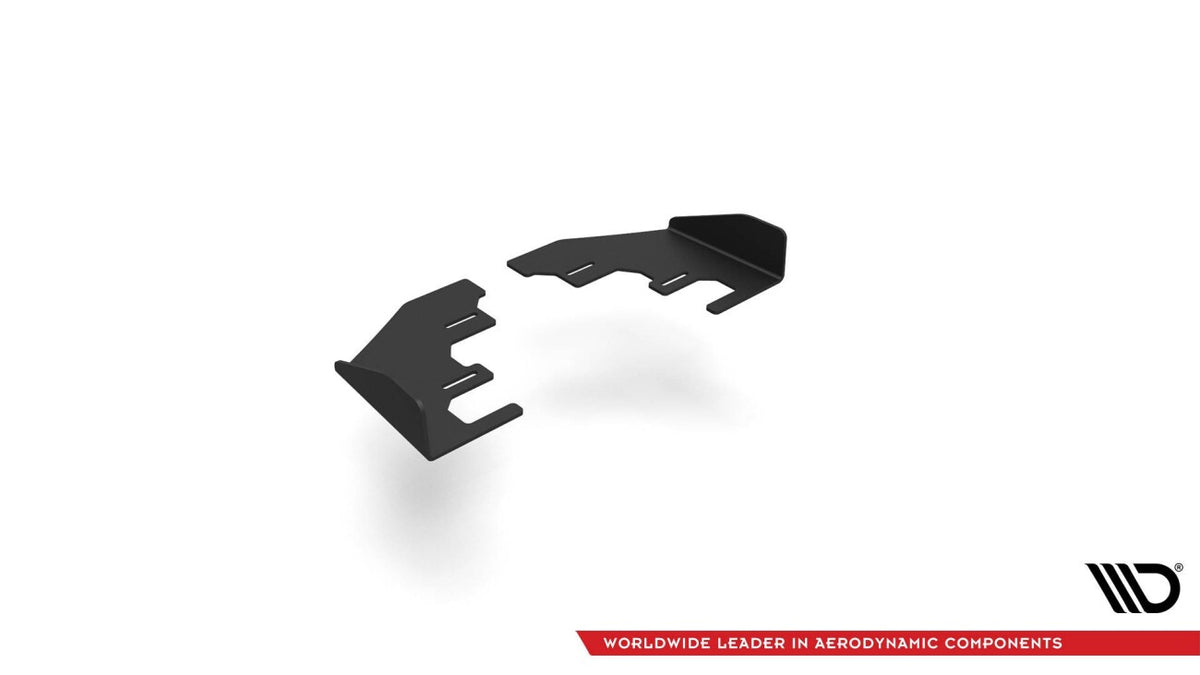 Diffusor Flaps passend für Seat Leon FR Hatchback Mk4 schwarz Hochglanz