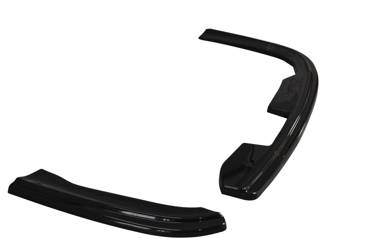 Diffusor Flaps passend für Skoda Octavia RS Mk2 / Mk2 FL Limousine / Combi schwarz Hochglanz