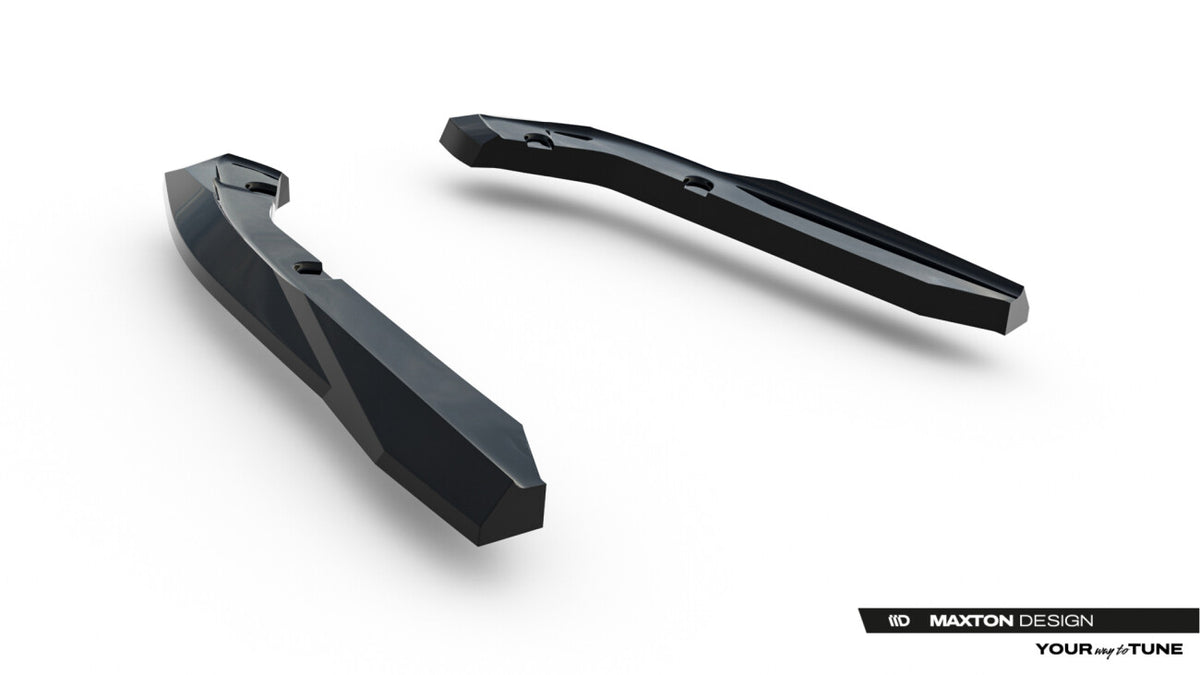 Diffusor Flaps passend für Subaru WRX STI Mk2 schwarz Hochglanz