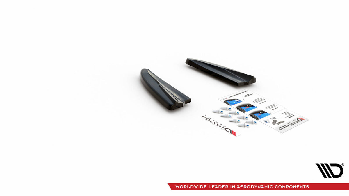Diffusor Flaps passend für Volvo V40 schwarz Hochglanz
