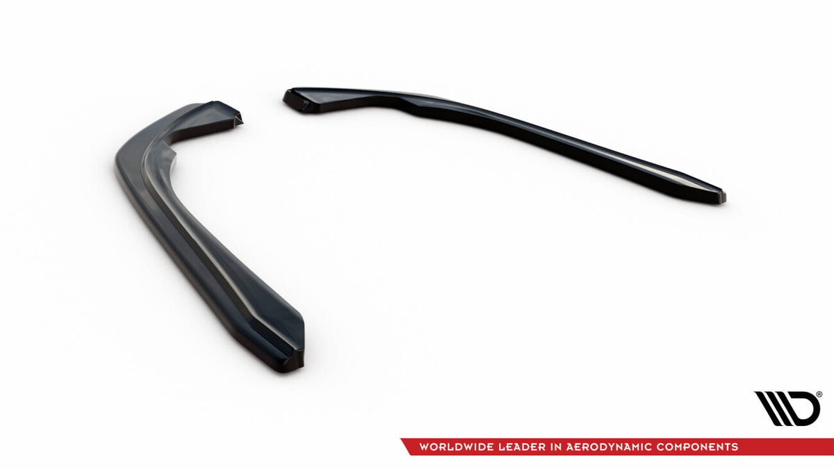 Diffusor Flaps passend für VW Arteon R-Line Limousine / Shooting Brake Mk1 schwarz Hochglanz