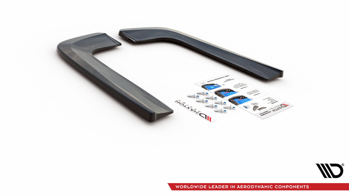 Diffusor Flaps V.1 passend für Mercedes V-Klasse AMG-Line W447 FL schwarz Hochglanz