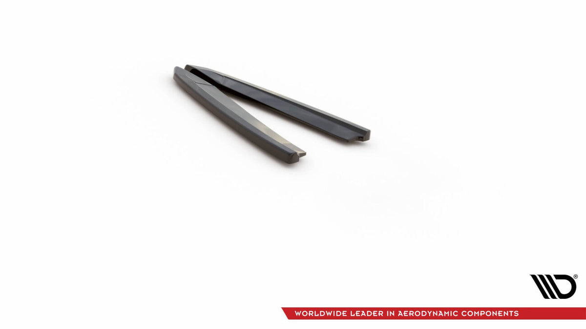 Diffusor Flaps V.1 passend für Skoda Octavia RS Liftback / Combi Mk4 FL schwarz Hochglanz