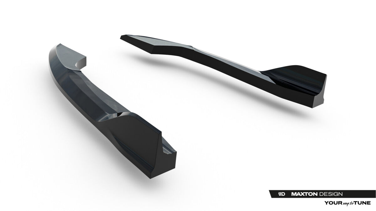 Diffusor Flaps V.1 passend für VW Golf R Variant Mk8 / Mk8 FL schwarz Hochglanz