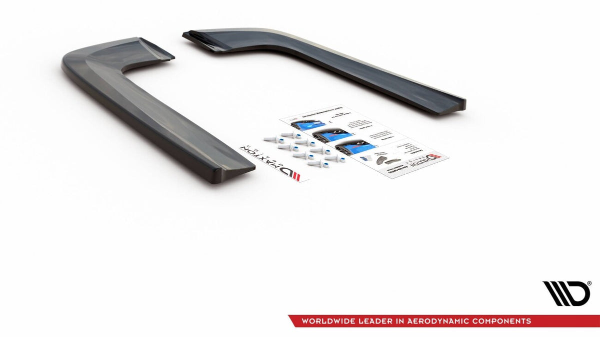Diffusor Flaps V.2 passend für Mercedes V-Klasse AMG-Line W447 FL schwarz Hochglanz