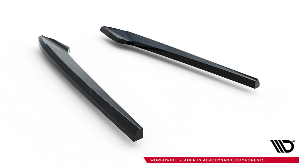 Diffusor Flaps V.3 passend für Audi A6 S-line Avant C7 schwarz Hochglanz